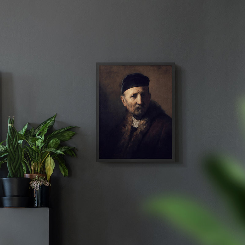 «Vintage Portrait Print Lxxx» sur papier