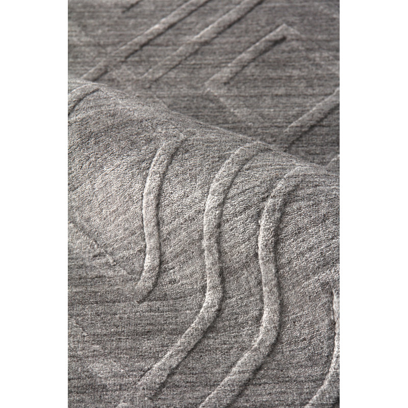 Castelli Geometric Area Rug in Gray, Rectangle 14' x 18'