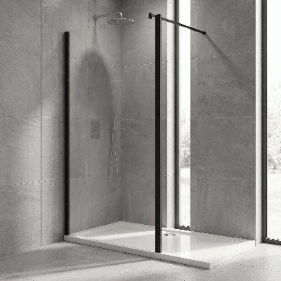 Walk In Semi-Frameless Wet Room Glass Screens