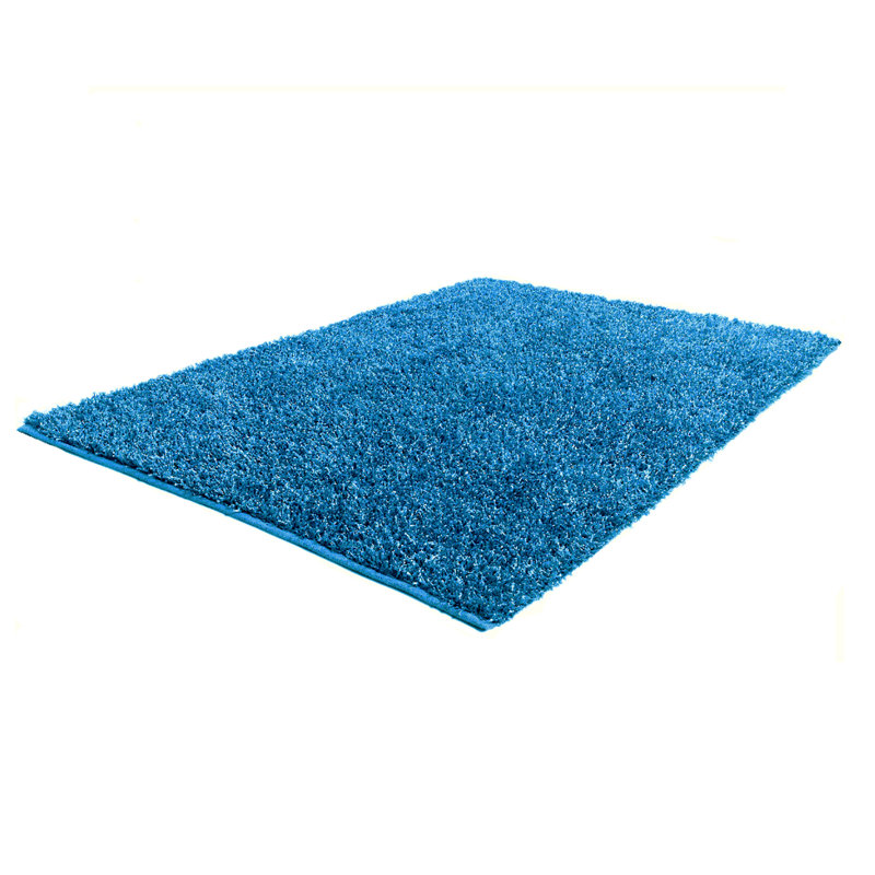 Culpepper Handmade Shag Turquoise Rug, Rectangle 140 x 200cm