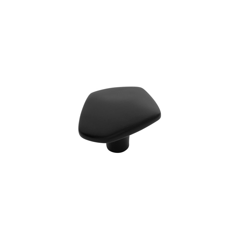 Poignée Pebble, Noir mat, 1.75, 1.5