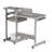 Grey Computer Workstation Desk with Storage