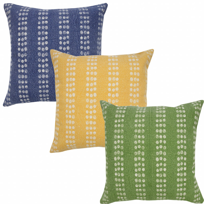 Insert de coussin réversible , Jaune/blanc