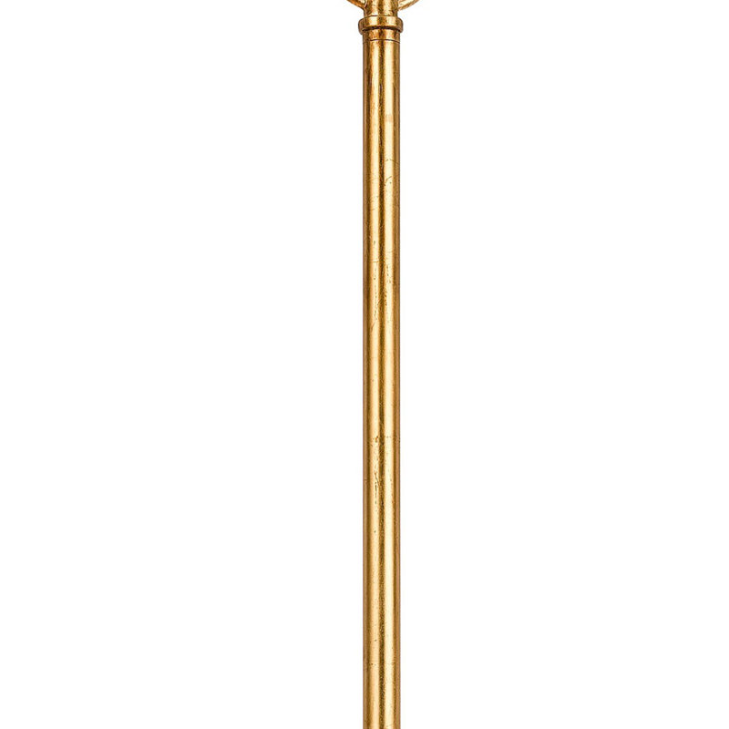 Gold Metal Drum Pendant Light with Geometric Design