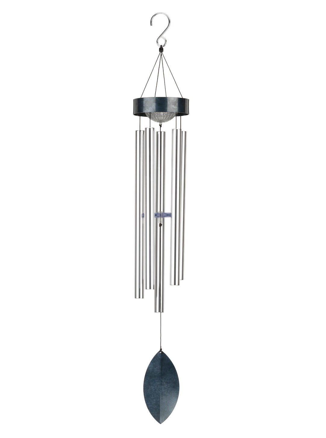 Solar Wind Chime in Sea Blue with Looping Pattern