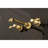 Kingston Brass Tudor Two-Handle 3-Hole Wall Mount Bathroom Faucet