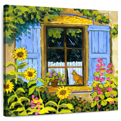 Lilie dans une fenêtre