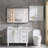 30X40 Inch Metal Framed Rectangular Bathrrom Mirror-212052145-212052151-212052155