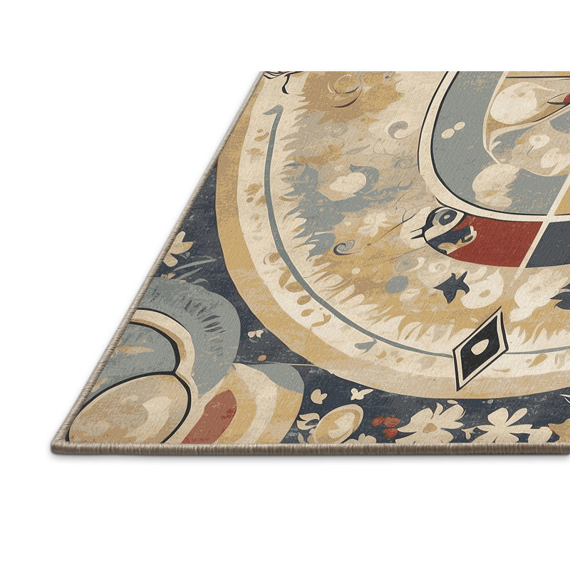 Snappy Flicker Rug, Round 6'