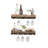 Bouley Solid Wood Wall Mounted Wine Glass Rack-90291978-50020184