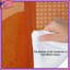 Édredon orange à formes géométriques-124174333
