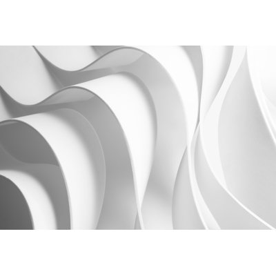 Pembroke Structure With Wavy White On Canvas Photograph