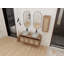 Meuble-lavabo 48 po avec lavabo d'art 2 en céramique et armoire latérale, 4 portes à fermeture en douceur, montage flottant, contreplaqué (emballage KD)-125514736