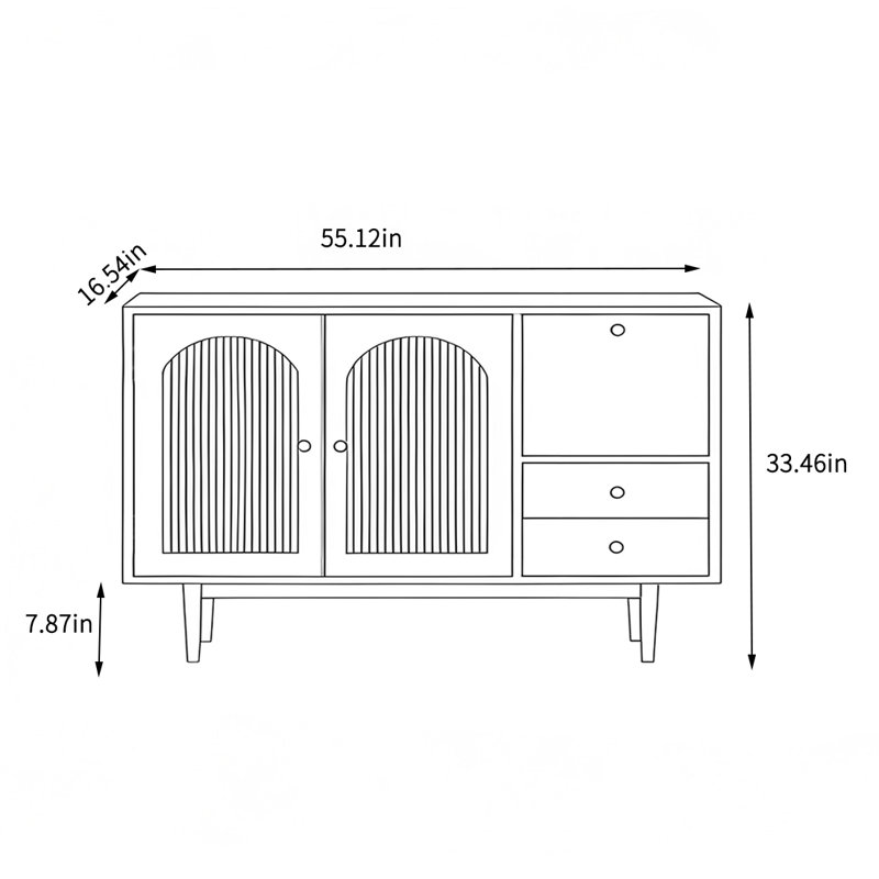 Armoire de rangement moderne et simple