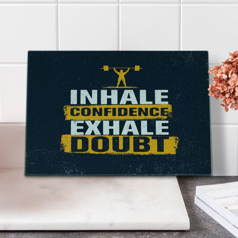 Planche à découper Ambesonne Inhale Exhale