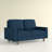 Isata 57.9" Square Arm  Loveseat-592503281