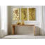 Splotch Wall Art, Rectangle, Gold Leaf