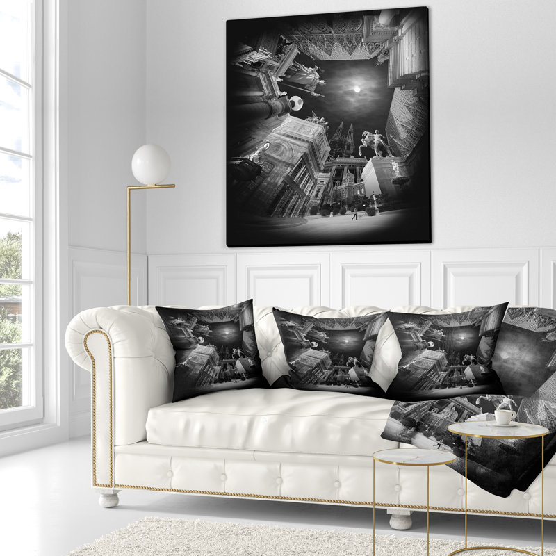 Coussin décoratif Schafer, 16 po x 1 po, Coussin décoratif