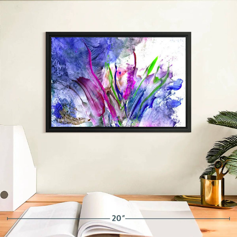 Avery Abstract Flower, 9" H x 13" W