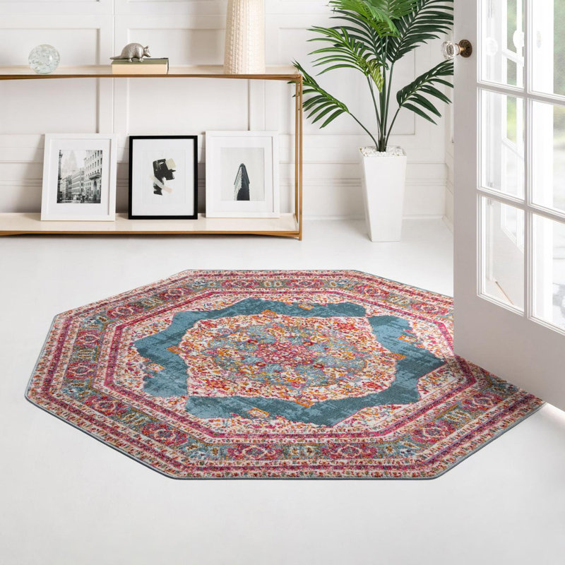 Folmar Oriental Indoor Rug, Octagon 8'
