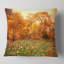Paysage magnifique automne avec coussin en gazon-230652126-230652123