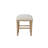 Frosted Glass Console Table With 3 Stools