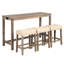 Ensemble de table de bar 4 pièces avec prise de courant-471944370-471944372