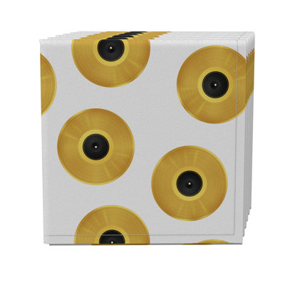 Cotton Twill Polka Dots Square Napkin