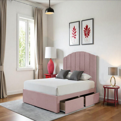 Upholstered Bed with Mattress