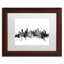 «Vancouver Canada Skyline B&W», impression encadrée-17771765-70580625-70580626