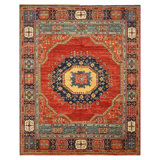 One-of-a-Kind 7'11" X 9'9" Hand Knotted Area Rug