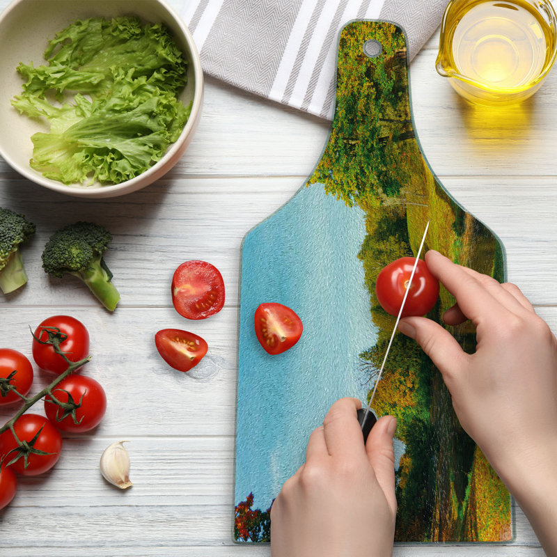 Planche à découper en verre trempé Ambesonne