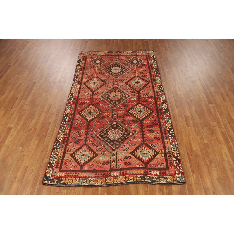 Tapis traditionnel en laine Tribal 5 x 9