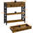 80cm Console Table with 1 Drawer and 2 Open Shelves-93582384