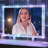 Vanity Mirror With Bluetooth Player 32'' x 24'' RGB Lights Premium Crystal Cosmetic Tabletop White