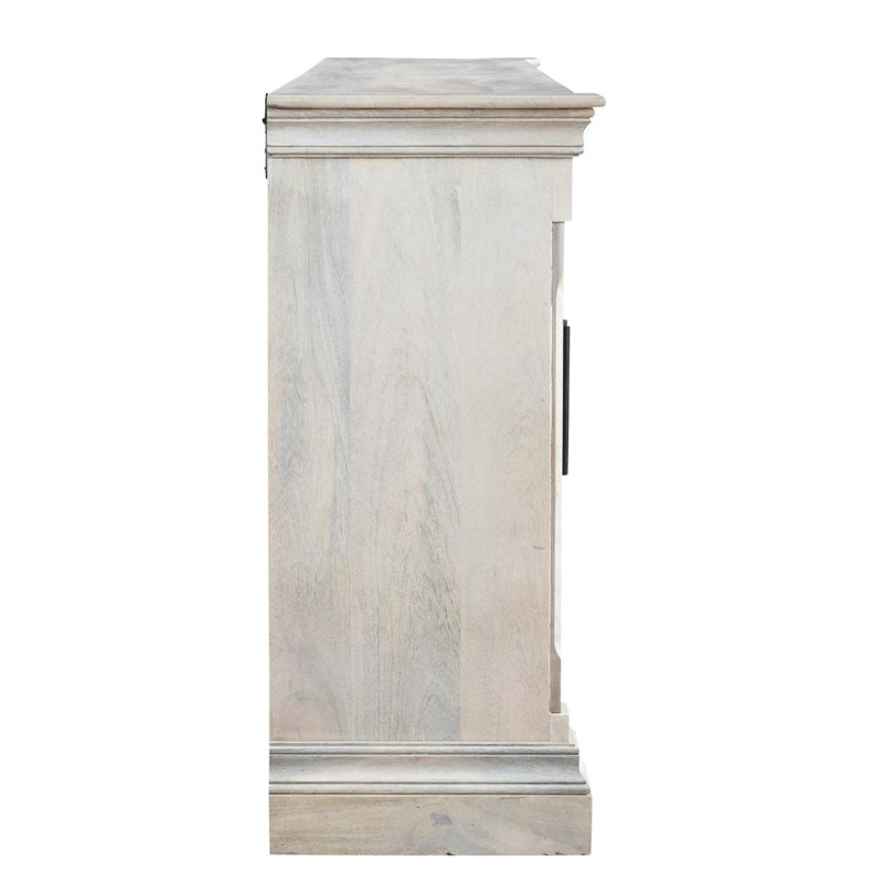 71'' W Solid Wood Sideboard, White