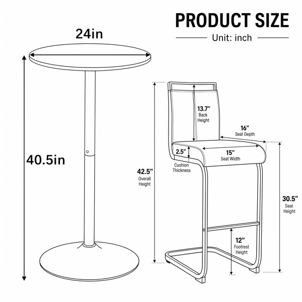 Dimensions du produit