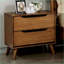 Table de chevet 2 tiroirs Mid-Century-366690460
