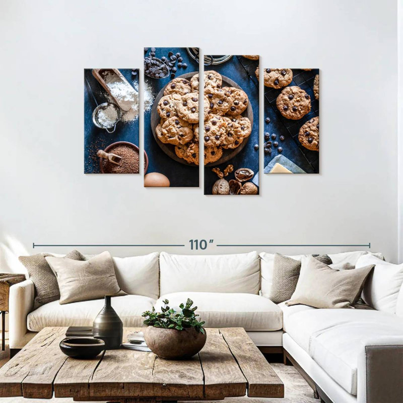 Biscuits aux pépites de chocolat Yarlin, H 48 po x l 75 po