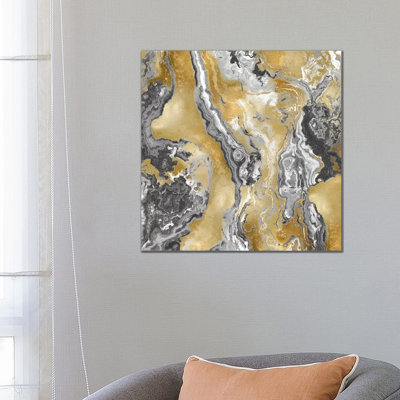 Onyx Grey by Danielle Carson - Wrapped Canvas Painting