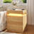 2-Drawer Nightstand With Light-1699569714