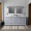 Duke l 84 po x P 22 po. Double meuble-lavabo et miroirs-1421250546-1345480663