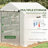 Outsunny Walk-In Greenhouse With Mesh Door And Windows, 18 Shelf Green House With Trellis, Plant Labels, UV Protective For Growing Flowers, Herbs, Vegetables, Saplings-120841597-120841600