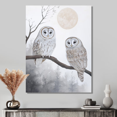 Imilia - hibou, décoration murale en métal, impression traditionnelle en métal