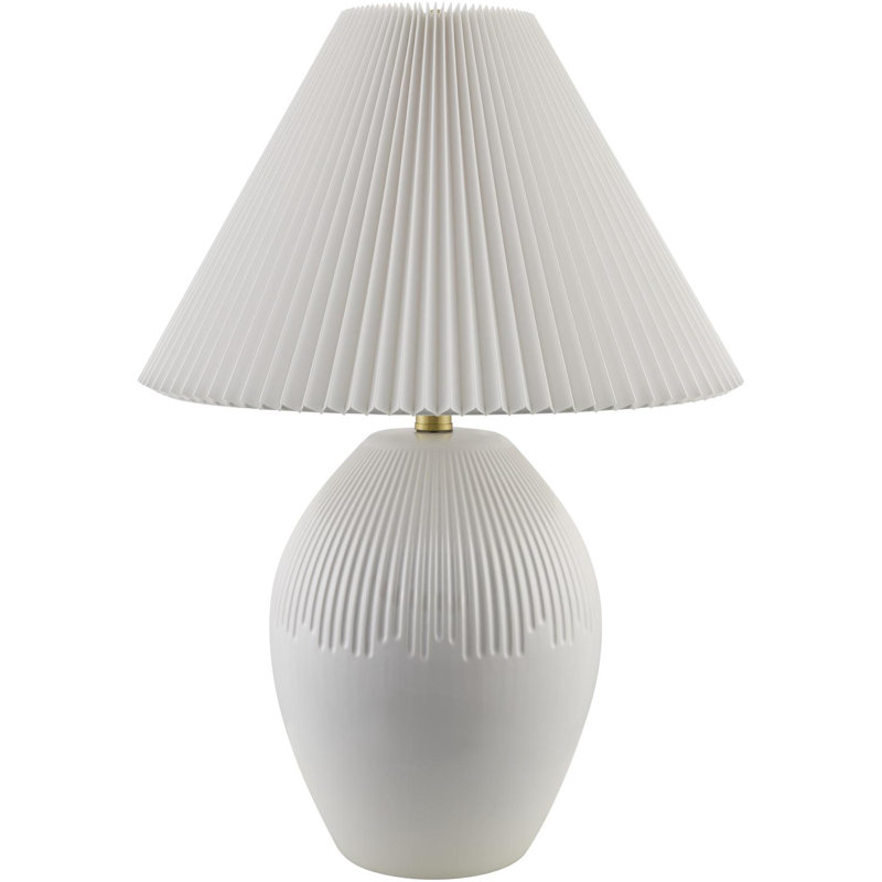 Lampe de table Stoltzmann, Blanc / Blanc