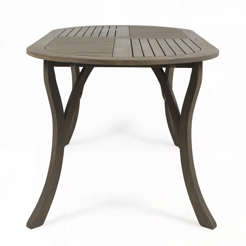 Belluno Solid Wood Dining Table,Kitchen Table,Patio Table, Gray