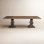 Colbourne Mango Rectangular Solid Wood Top with Solid Wood Base Dining Table