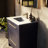 Lafarre 30" W x 20" D Single Vanity, 28" Mirror & Gun Metal Faucet-104783413-113110650