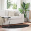Rugs Black Synthetic Non-Slip Accent Rug-1956119690