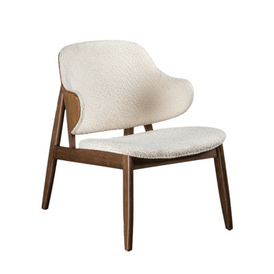 Modern Mid-Century Accent Chair With Wingback